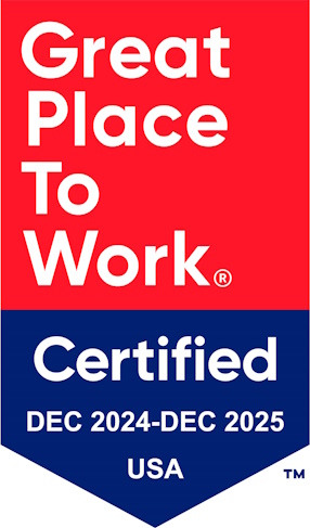 Great Place to Work Certified: December 2024 through December 2025